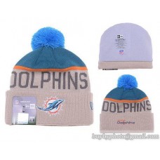 Miami Dolphins Beanies Knit Hats Winter Caps Beige