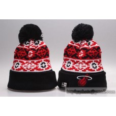 Miami Heat Beanies Knit Hats Winter Regular Pattern