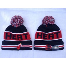 Miami Heat Beanies New Era Knit Hats Black 1189741