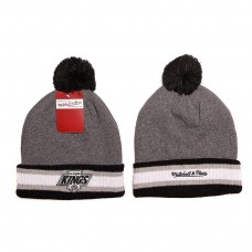 Mitchell and Ness Los Angeles Kings Knit Beanie Hats 9178