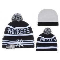 MLB New York Yankee Knit Ball Cap Beanies Hat Winter Cap New Era Black