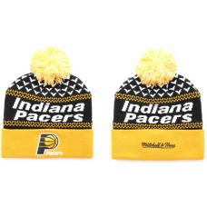 NBA Indiana Pacers Beanies Knit Hats Yellow