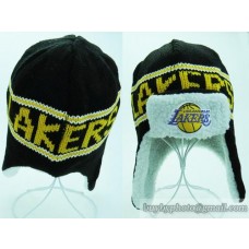NBA Lakers Los Angeles Lakers Beanies Winter Hats Ear Flaps Caps