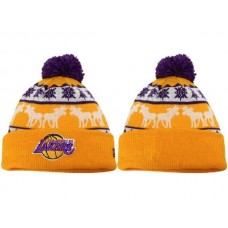 NBA Los Angeles Lakers Beanie Yellow