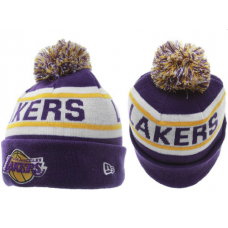 NBA Los Angeles Lakers New Era Beanie Knit Hats