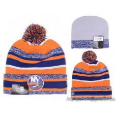 New York Islanders Beanies Knit Hats Winter Caps Stripe