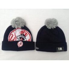 New York Yankees New Era Beanies Hats MLB Knit Caps Black 047