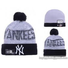 New York Yankees Word Fuzz Beanies Knit Hats