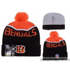 NFL Cincinnati Bengals Beanies Knit Hat Black Orange