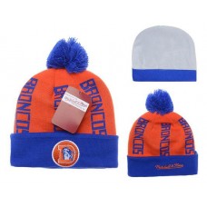 NFL DENVER BRONCOS BEANIES Fashion Knitted Cap Winter Hats Mitchell And Ness Blue/Orange