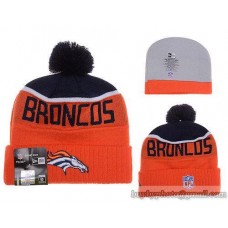 NFL Denver Broncos Beanies Knit Hat Orange Navy