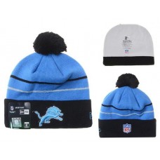 Cheap NFL Detroit Lions Reflective Knit Beanies Hats New Era