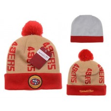 NFL SAN FRANCISCO 49ERS BEANIES Fashion Knitted Cap Winter Hats Mitchell And Ness