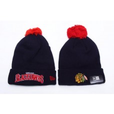 NHL-Chicago Blackhawks Beanie Knit Hats 068