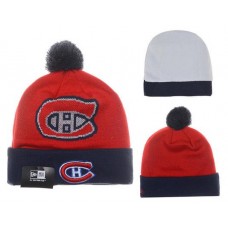 NHL Montreal Canadiens Beanies Mitchell And Ness Knit Hats Red Navy