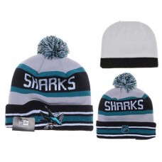 NHL SAN JOSE SHARKS BEANIES Fashion Knitted Cap Winter Hats New Era