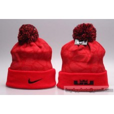 Nike Beanies Knit Hats Red 02