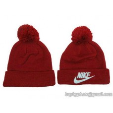 Nike Beanies Knit Hats Red 41