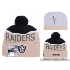 Oakland Raiders Beanies Knit Hats Winter Caps Beige