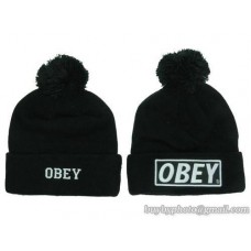 OBEY Beanies Knit Hats Black (7)