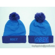 OBEY Beanies Knit Hats Blue (12)