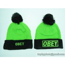 OBEY Beanies Knit Hats Green (10)