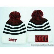 OBEY Beanies Knit Hats White (16)