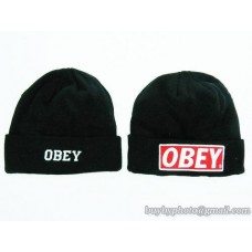 OBEY Beanies No Ball Black (46)