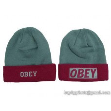 OBEY Beanies No Ball Gray/Pink (27)