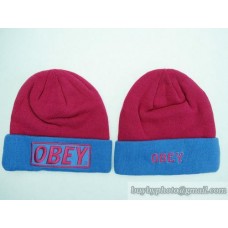 OBEY Beanies No Ball Pink/Blue (43)
