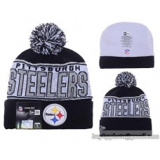 Pittsburgh Steelers Beanies Knit Hats Winter Caps Silver Thread Wool