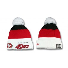 San Francisco 49ers NFL Beanies Knit Hats White