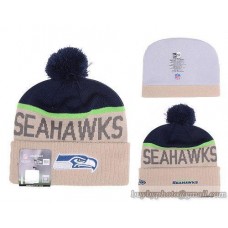 Seattle Seahawks Beanies Knit Hats Winter Caps Beige