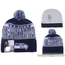 Seattle Seahawks Beanies Knit Hats Winter Caps Silver Thread Wool
