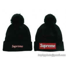 Supreme Beanies Knit Hats Black 136
