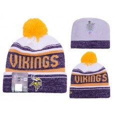 NFL Minnesota Vikings Beanies Knit Hat Purple White