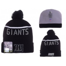 NFL New York Giants Black/White Beanies Knit Hats