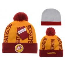 NFL Washington Redskins New Era Beanies Knit Hats Red Yellow