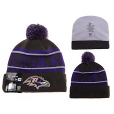 NFL Baltimore Ravens New Era Beanies Stripe Knit Hats 05