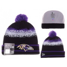 NFL Baltimore Ravens New Era Beanies Stripe Knit Hats 04