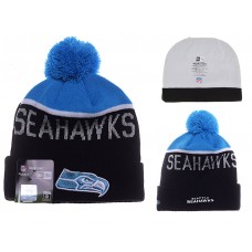NFL Seattle Seahawks Beanies NEW ERA Knit Hats Winter Caps BLACK BLUE