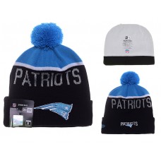 NFL NEW ENGLAND PATRIOTS New Era Black/Blue Beanies Knit Hats
