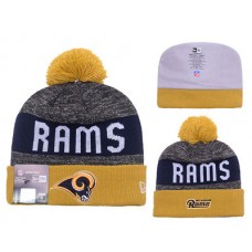 NFL ST LOUIS RAMS BEANIES Sport New Era Knit Hats Caps Yellow Grey