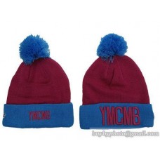 YMCMB Beanies Wine/Blue (4)